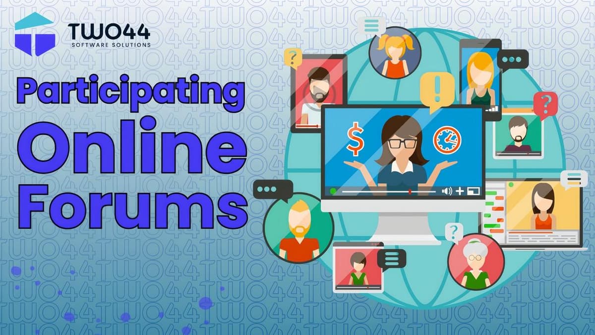 Participating in Online Forums and Communities