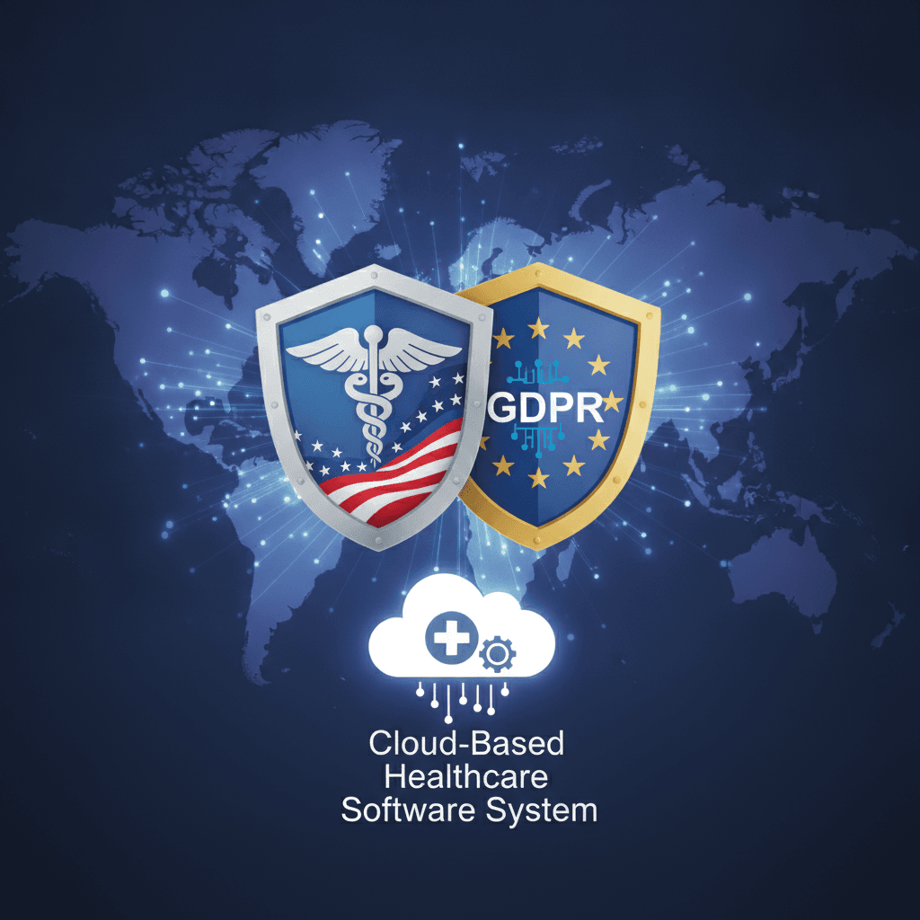 HIPAA vs GDPR: Data Privacy for Healthcare Software
