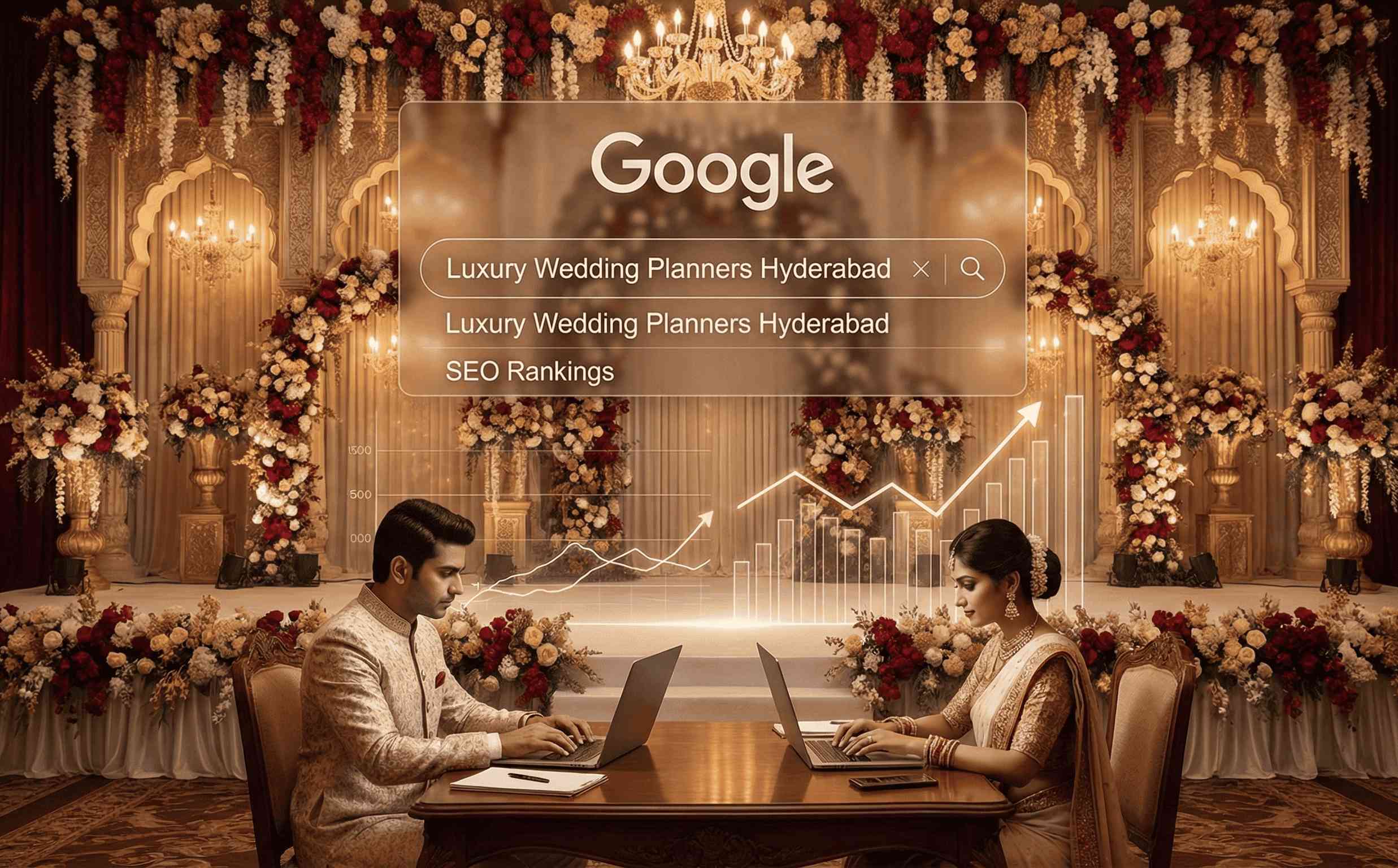 Wedding planner SEO services in Hyderabad by two44 to increase bookings and online visibility
