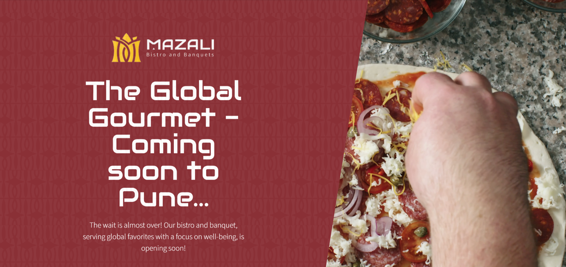 Mazali branding and pre-launch website setup project